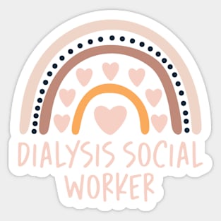 Dialysis Social Worker Sticker